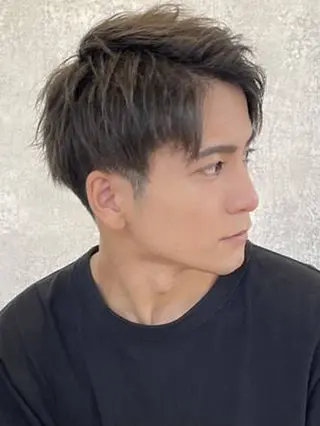 ショート メンズ 畑中 さとこのヘアスタイル