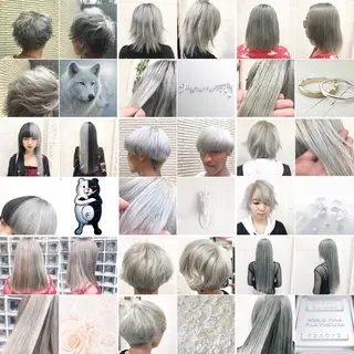 ショート カラー メンズ "PEPPU "所属・派手髪、ハイトーン ショートヘアShinのヘアスタイル