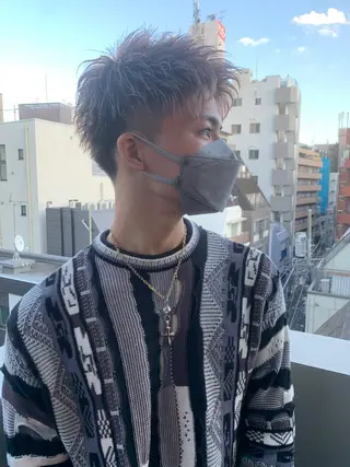 メンズ パーマ指名No. 1 磯飛⭐️慎之介のヘアスタイル