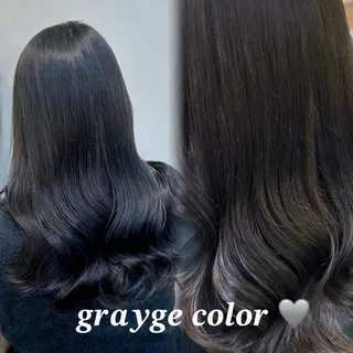 カラー グレージュ┆うる艶 ┆ゆうはのヘアスタイル