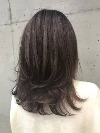 ロング カラー 大栗 佑也  髪質改善のヘアスタイル