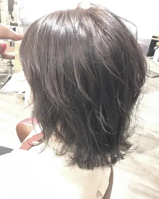 ミディアム カラー 12月限定クーポン 💕大量更新ブリーチのヘアスタイル