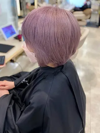 ショート カラー 銀座/ハイライト特化 🌿ブリーチ/片山のヘアスタイル