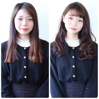 セミロング Elsa エルサのヘアスタイル