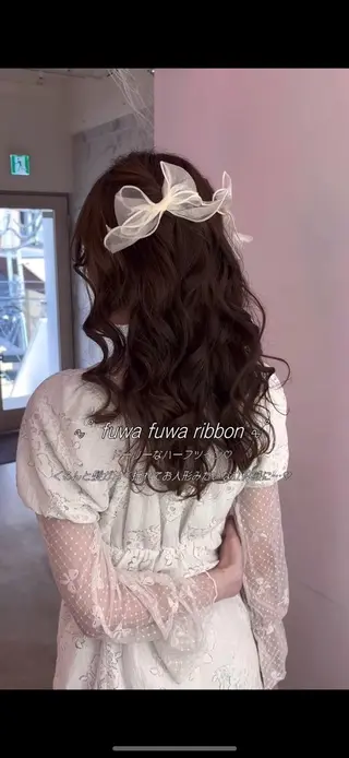 ロング ヘアアレンジ momochan🍑 ドーリー艶カラー♡のヘアスタイル