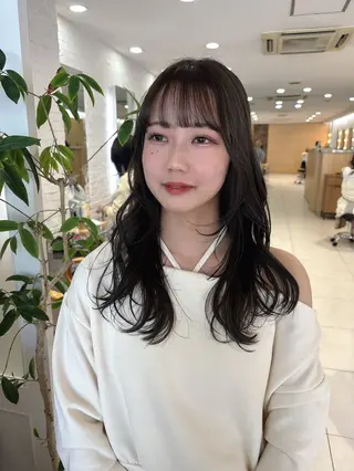 ロング 森田さち /金山/ハイトーンのヘアスタイル
