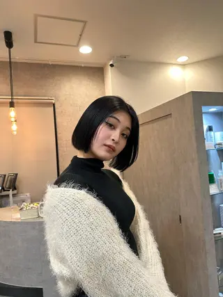 ショート カラー Bonheur  KAWANISHI所属・ノンダメージ 🥑mikubanのヘアスタイル