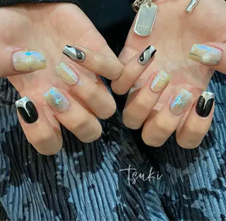 ショート ネイル LUNA Nail salon💕のネイルデザイン