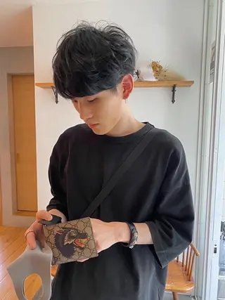 ショート パーマ メンズ 【メンズ特化】 村越　匡徒のヘアスタイル