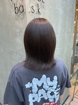 ミディアム カラー 似合わせカット💙 いぐち しょうた💙のヘアスタイル