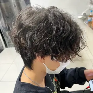 ショート パーマ メンズ 💈メンズパーマ の神様💈よしやのヘアスタイル