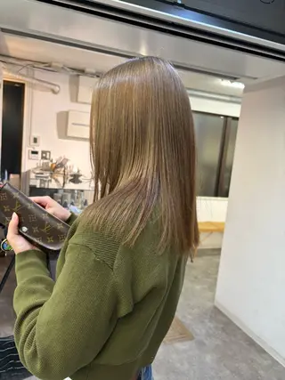 ミディアム カラー sakura🌸 レイヤー/韓国ヘアのヘアスタイル