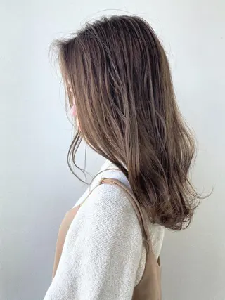 セミロング 小澤大輔 YOLO hairのヘアスタイル