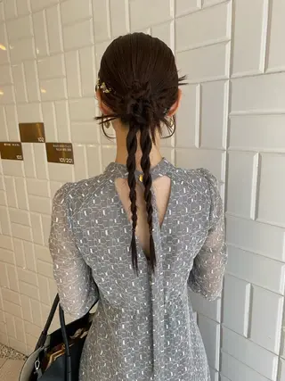ロング みやけ ひなのヘアスタイル