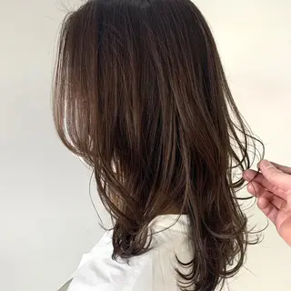 ミディアム カラー ボブ/大人ヘア k-two濱田のヘアスタイル