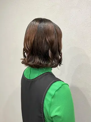 ショート パーマ ロングパーマ木村 ボブパーマのヘアスタイル