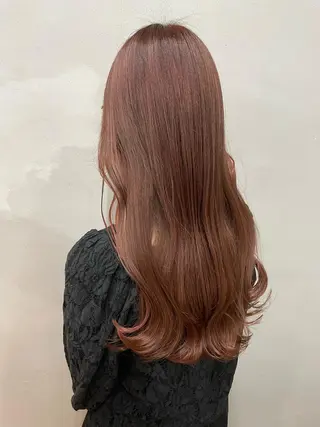 セミロング カラー 女性リピ90%🍨 🩷佐藤みずきのヘアスタイル