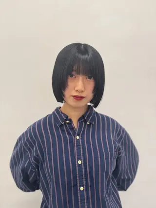 ショート カラー ヘアアレンジ flammeum所属・ハイトーン/ボブ /misakiのヘアスタイル