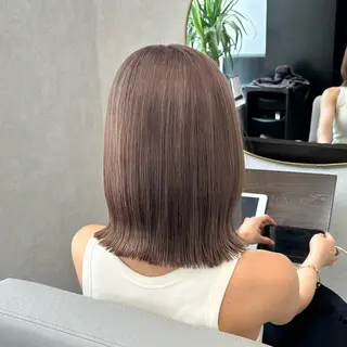 ミディアム b a b a 🫧のヘアスタイル