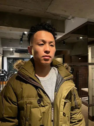 パーマ イージーパーマ募集 平口はのんのヘアスタイル