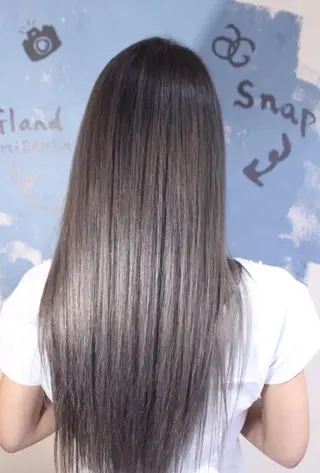 ロング カラー ヘアアレンジ ace share salon所属・桑原 祥のヘアスタイル