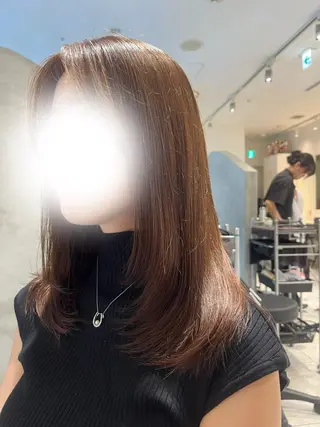ミディアム 🫧美髪縮毛矯正🫧 横山 遥のヘアスタイル