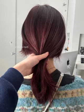 セミロング カラー 暖色カラー/レイヤー 🌙 オノユリカのヘアスタイル