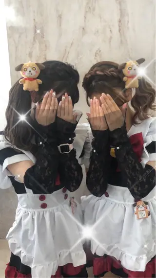 ヘアアレンジ lovis🧸ゆうあ 🧸/透明感カラーのヘアスタイル