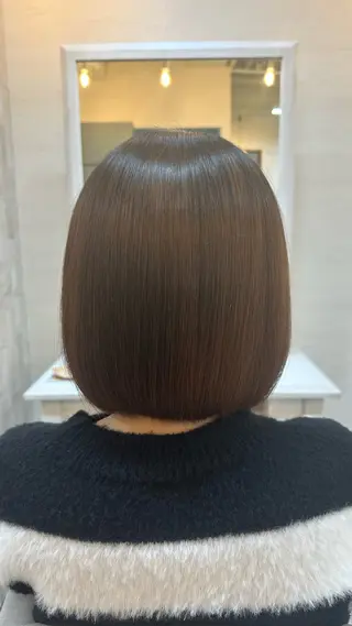 ショート 🖤ほのか/ツヤ髪 /髪質改善/縮毛矯正のヘアスタイル