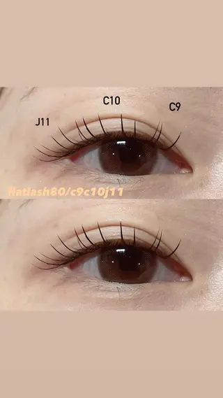 マツエク・マツパ ＋tico _ayanaのマツエク・マツパデザイン