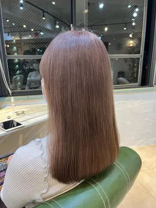 セミロング 💛ハイトーン💛 りむのヘアスタイル