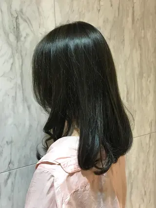 ロング カラー 前髪/ハイライト得意 安西駿一　【銀座】のヘアスタイル