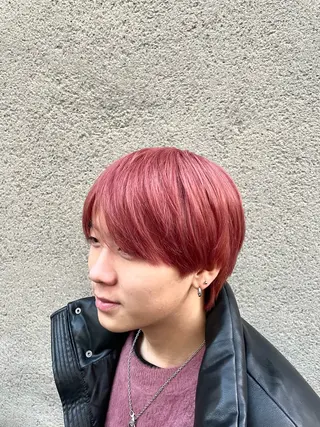 カラー メンズ 慎太朗メンズパーマ/ フェザー/スパイキーのヘアスタイル