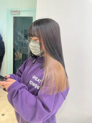 ミディアム サロウィン新宿三丁目East所属・💕冬モテ×上品色気 モテヘア💕山田航介のヘアスタイル