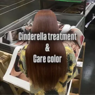 ロング カラー ひより🩷韓国ヘアー _髪質改善カラーのヘアスタイル
