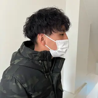 ショート パーマ メンズ men's/perm colorDaijuのヘアスタイル