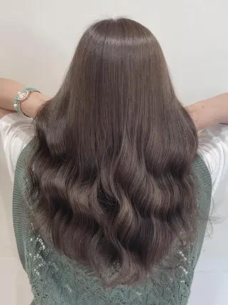 ミディアム カラー ヘアアレンジ キッズ ネイル マツエク・マツパ 髪質改善カラー🦋 田村のヘアスタイル