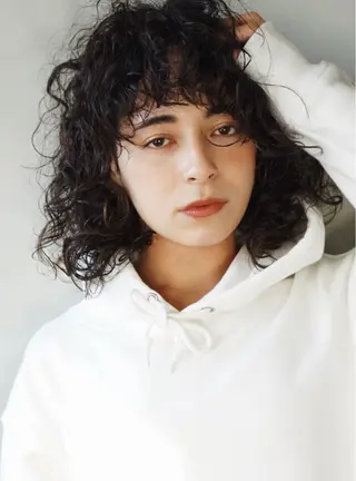 ミディアム 小野 龍樹のヘアスタイル
