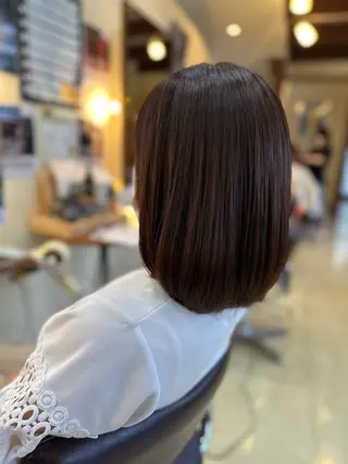 ミディアム カラー hair&makeRIHGA所属・鈴木希優 /ハイトーンカラーのヘアスタイル