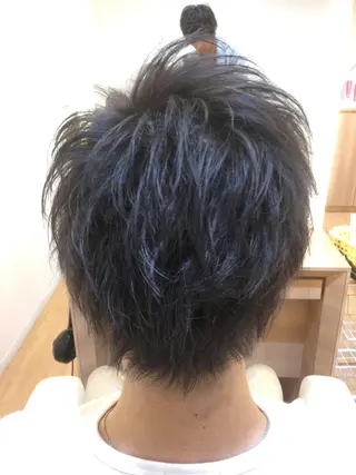 ショート カラー メンズ メンズカット 三村洸斗のヘアスタイル