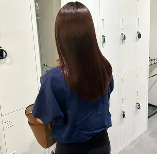 セミロング 巻ける縮毛矯正 /🩵石田桃子のヘアスタイル