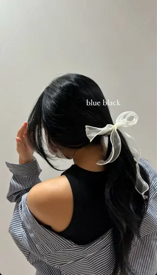 ロング 韓国ヘア/顔周り ヘアセット/加藤優里のヘアスタイル