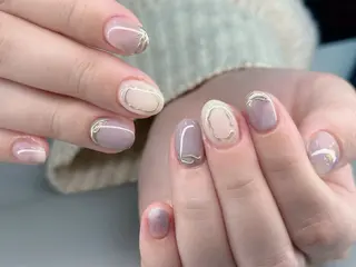 ネイル ココナッツネイル つきえ❄️🫧のネイルデザイン