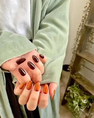 ネイル 甲府市徳行 🧸prunelleのネイルデザイン