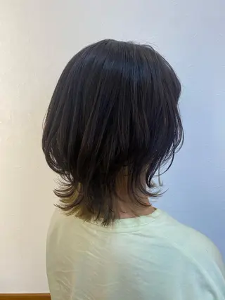 ミディアム カラー ✴︎ヒラガカナ✴︎ ECLAT HAIRのヘアスタイル