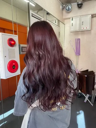 ロング カラー ふかたさや🫧 艶感✖️透明感カラーのヘアスタイル