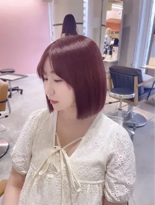 カラー 艶髪ワンホンヘア🩶 ayaha🩶のヘアスタイル