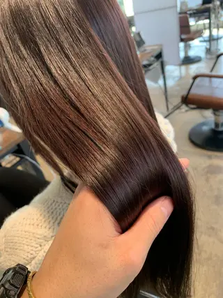 ロング 本格韓国ヘア🇰🇷 【uni】キューさんのヘアスタイル