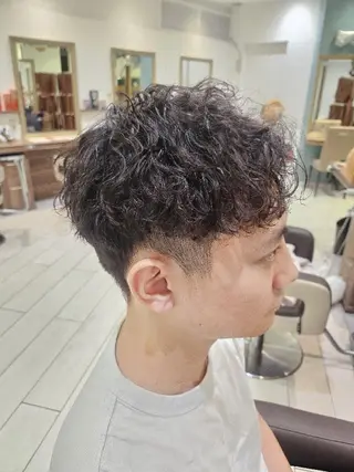 メンズ パーマ パーマ/縮毛矯正/ 韓国ヘア/副店長和田のヘアスタイル