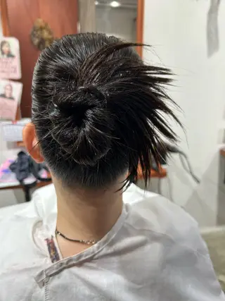 ブルー所属・岩野 有紗のヘアスタイル